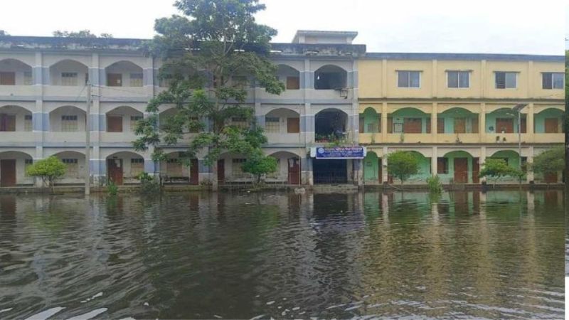পাহাড়ি ঢলে নিম্নাঞ্চল প্লাবিত, বাঘাইছড়িতে শিক্ষাপ্রতিষ্ঠান বন্ধ