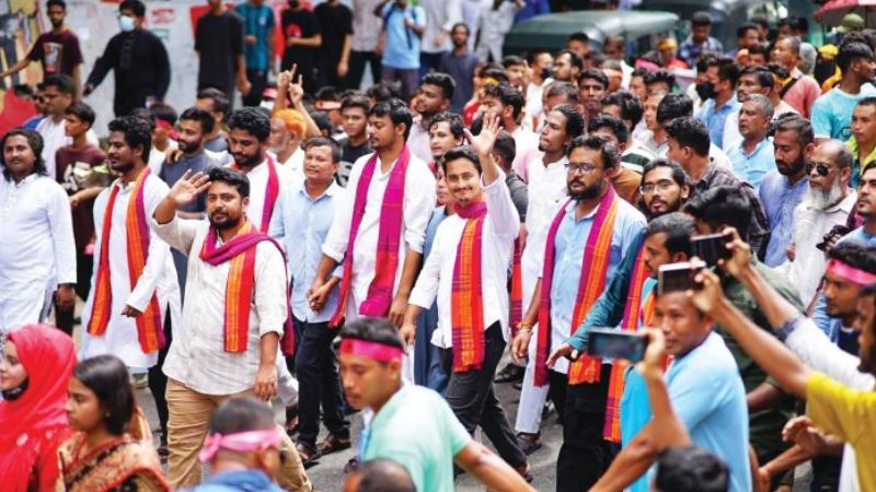 পার্বত্য চট্টগ্রামে অশান্তি জিইয়ে রেখে কাউকে আর সুযোগ নিতে দেব না: নাহিদ ইসলাম