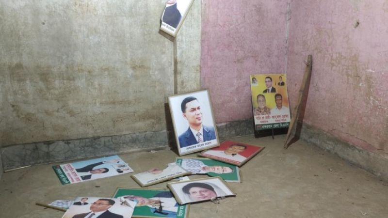 বান্দরবানে ‘জয়বাংলা’ শ্লোগান দিয়ে বিএনপি অফিস ভাংচুর