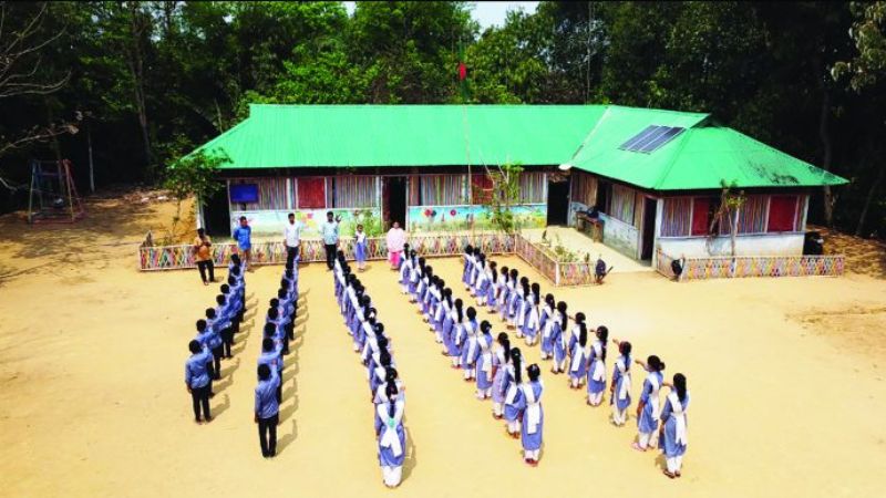 পাহাড়ের আড়ালে এক অনন্য শিক্ষা প্রয়াস ‘বিন্দু বিদ্যানিকেতন’
