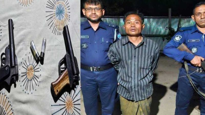 সেনাবাহিনীর অভিযানে গুইমারায় অস্ত্রসহ মগ পার্টির কালেক্টর আটক