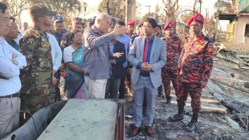 সাজেকে ফায়ার সার্ভিস ও হাসপাতাল নির্মাণের ঘোষণা পার্বত্য উপদেষ্টার