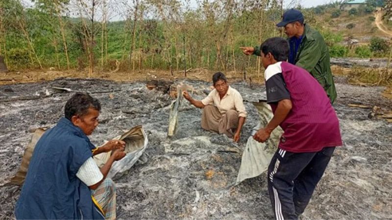 ত্রিপুরা সম্প্রদায়ের দুই দলের বিরোধ থেকেই লামায় অগ্নিসংযোগ: পুলিশ