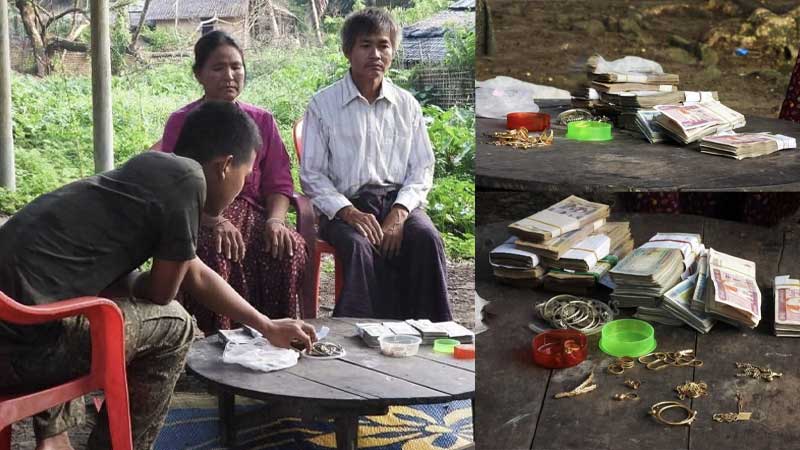 স্বর্ণ-নগদ টাকা লুটের খবর চাপা দিতে সমঝোতা চেষ্টা ও হত্যার হুমকি আরাকান আর্মির