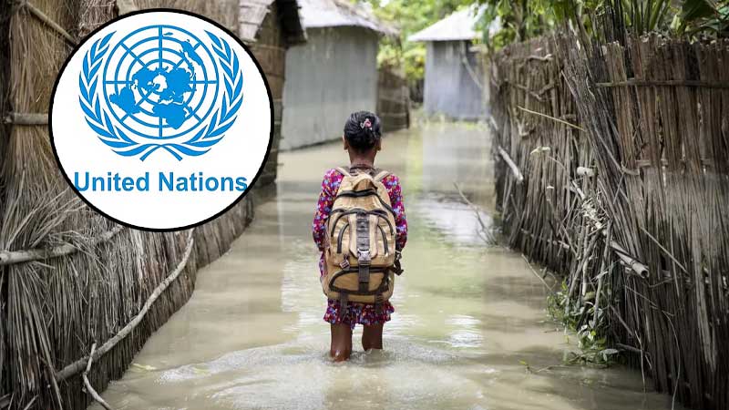 জলবায়ু পরিবর্তনে বাংলাদেশে ১ কোটি ২৭ লাখ শিশুর শিক্ষা ক্ষতিগ্রস্ত: জাতিসংঘের প্রতিবেদন