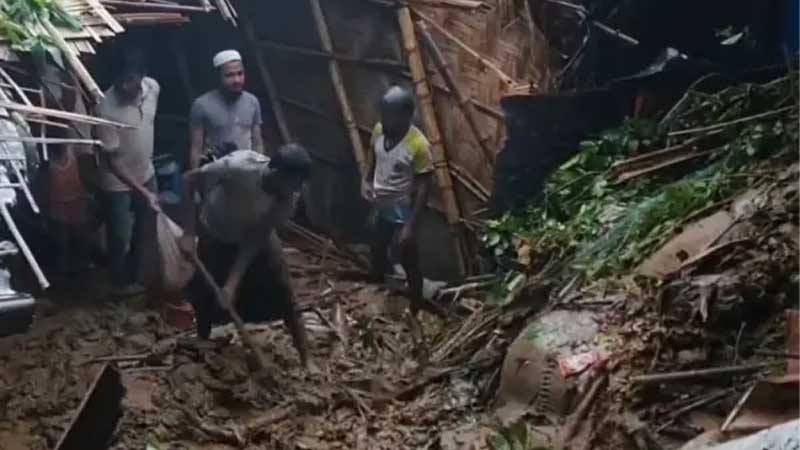 চার দিনের ভারীবর্ষণে পাহাড়ধসে ২৭ জনের প্রাণহানি