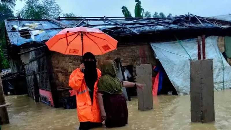 রোহিঙ্গা ক্যাম্পে এক সপ্তাহে ২৫৯ ঝড়-১৬৪ ভূমিধস, নিহত ১৫