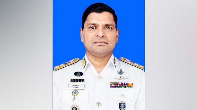 নতুন নৌবাহিনী প্রধান হলেন খোন্দকার মিসবাহ উল আজীম