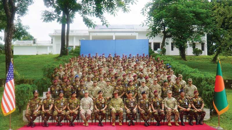 বাংলাদেশ-যুক্তরাষ্ট্র যৌথ সামরিক মহড়া ‘টাইগার লাইটনিং’ শুরু আজ