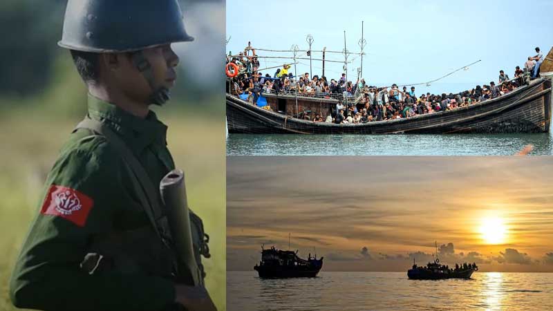 আরাকান আর্মির নিয়ন্ত্রণে রাখাইন, মৃত্যুযাত্রায় রোহিঙ্গারা