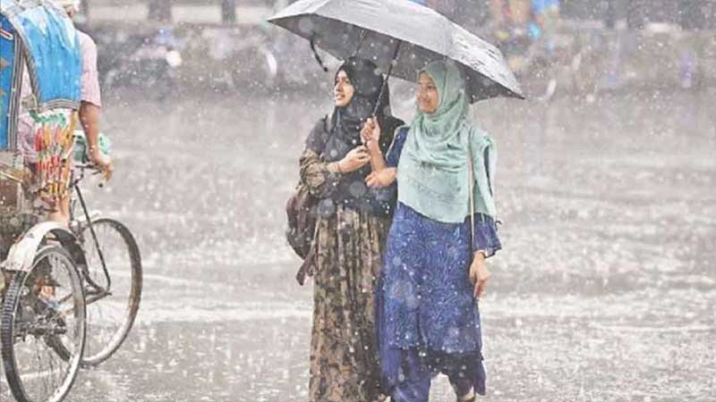 দেশজুড়ে বৃষ্টির সম্ভাবনা, কোথাও কোথাও ভারী বর্ষণের আভাস