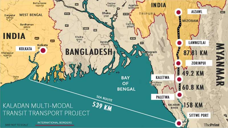 ভারতের ‘গলার কাঁটা’ কালাদান প্রকল্প