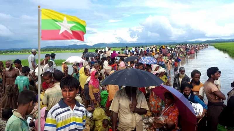 বাংলাদেশে ১০ লাখ রোহিঙ্গা প্রবেশের তথ্য সঠিক নয়, বেশিরভাগ বাঙালি: মিয়ানমার