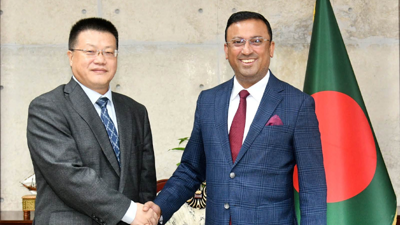 বাংলাদেশের উন্নয়নে চীনের অব্যাহত সহযোগিতার কথা পুনর্ব্যক্ত