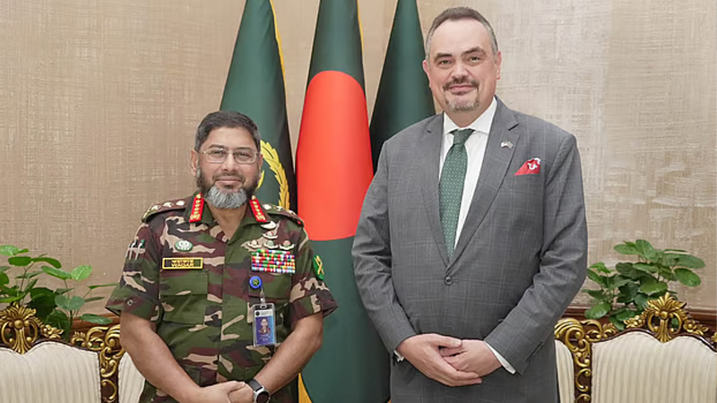 সেনাপ্রধান-মার্কিন রাষ্ট্রদূত সাক্ষাৎ: প্রতিরক্ষা ও সামরিক সহযোগিতা নিয়ে আলোচনা