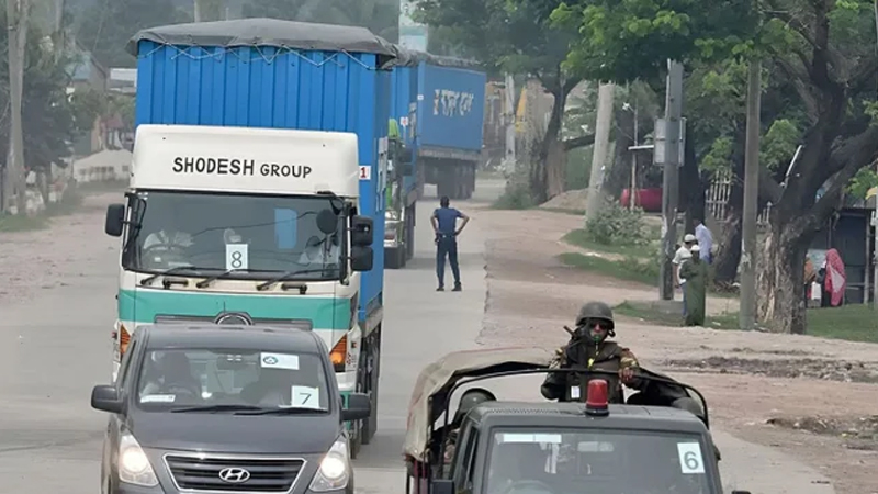 সেনাবাহিনীর নিরাপত্তায় রূপপুর পৌঁছালো পারমাণবিক জ্বালানির চালান