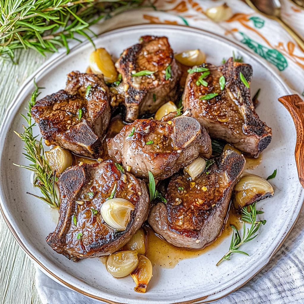 Garlic Butter Lamb Chops: Succulent and Flavor-Packed