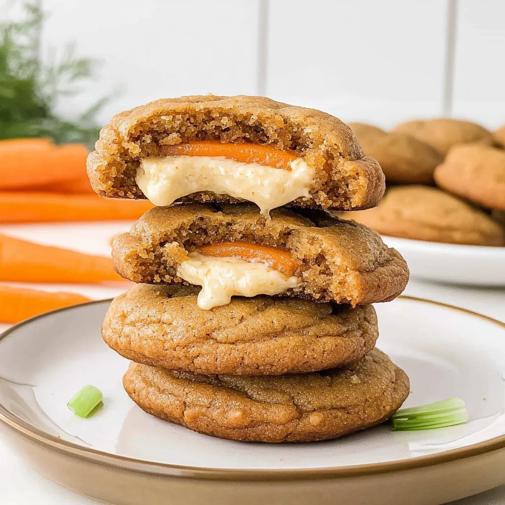 Stuffed Carrot Cake Cookies: Warm and Delightful Treats