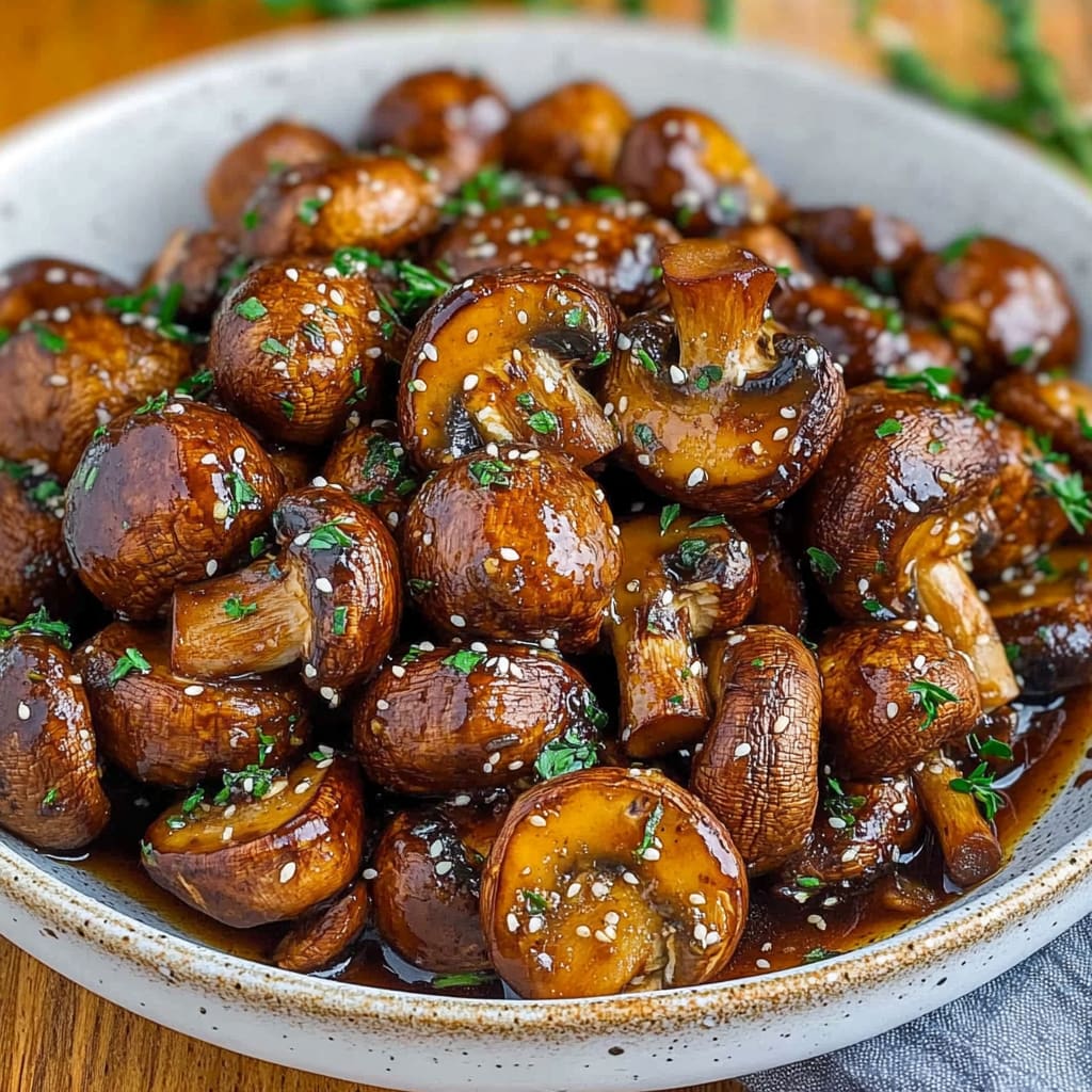 Honey Soy Roasted Mushrooms: Irresistibly Flavorful Treats