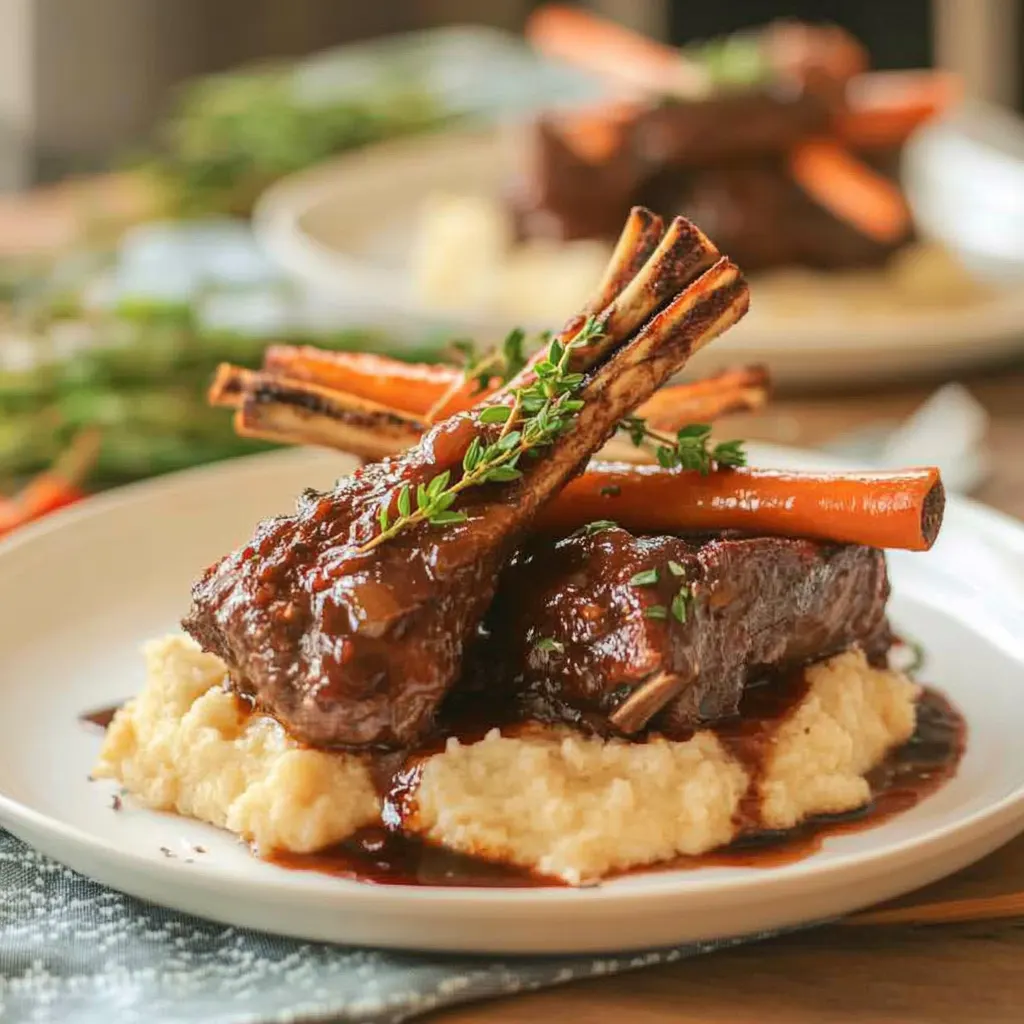 Balsamic Braised Lamb Shanks: A Savory Hug for Your Taste...