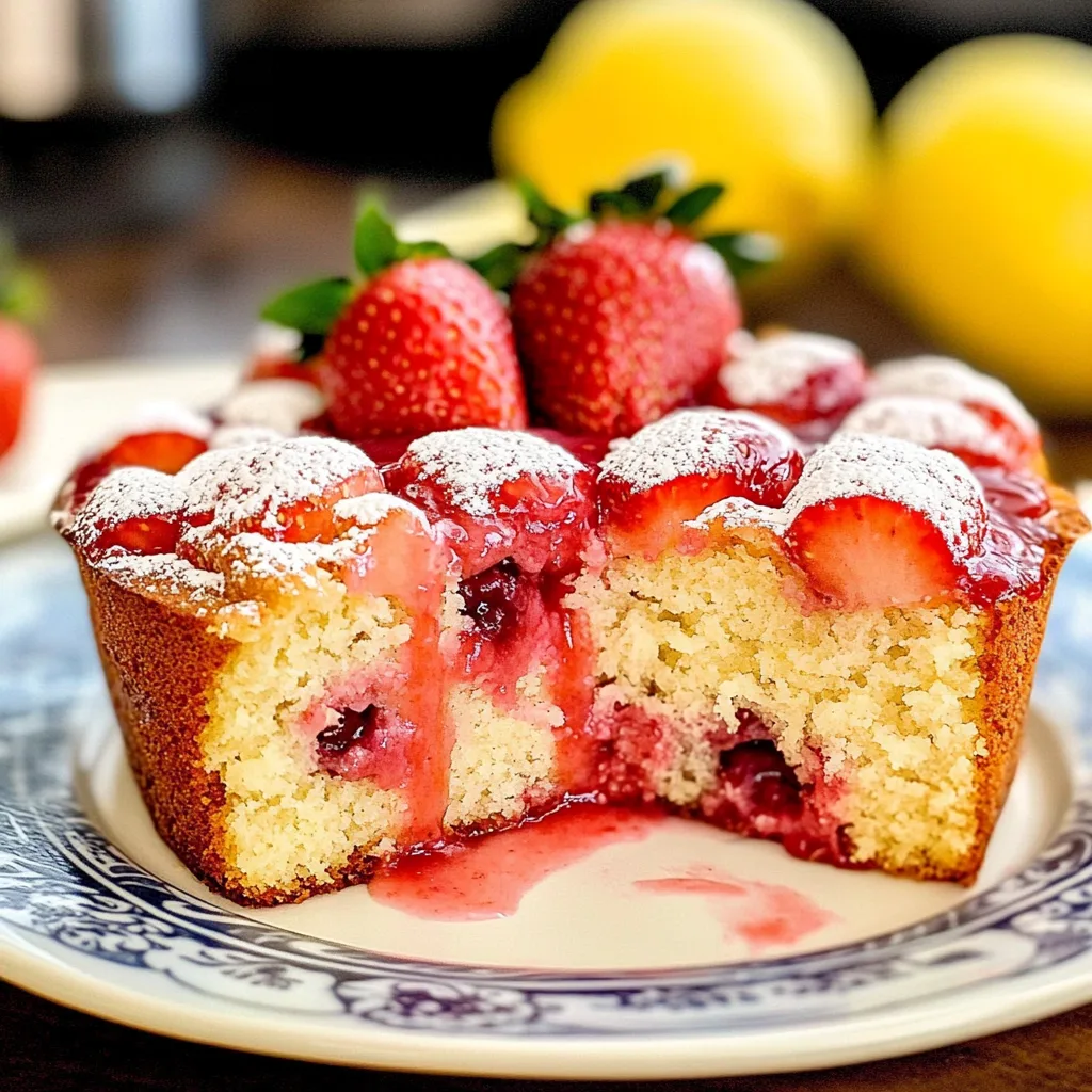 strawberry lemon cake: A Refreshingly Sweet Delight