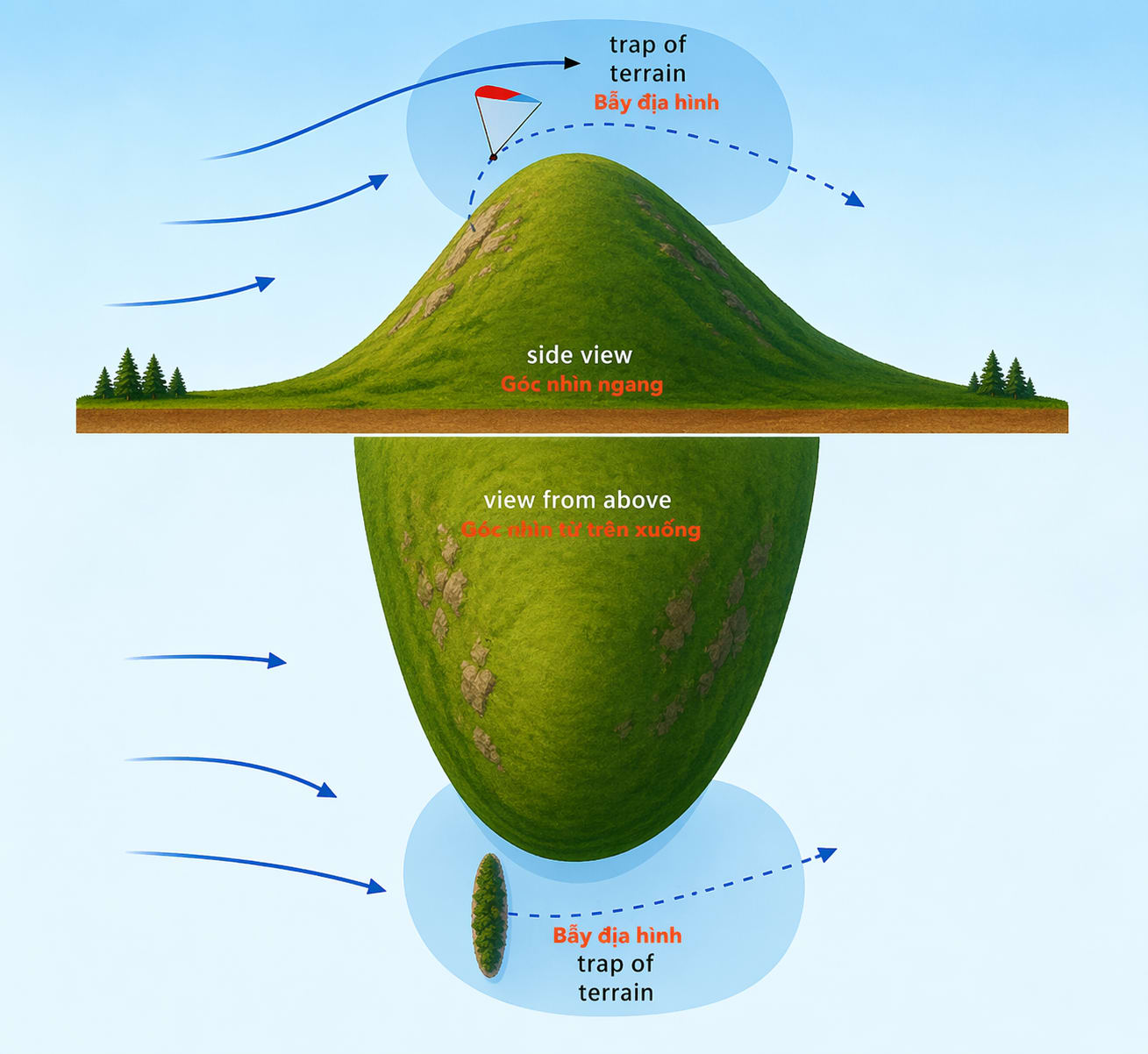 Terrain trap