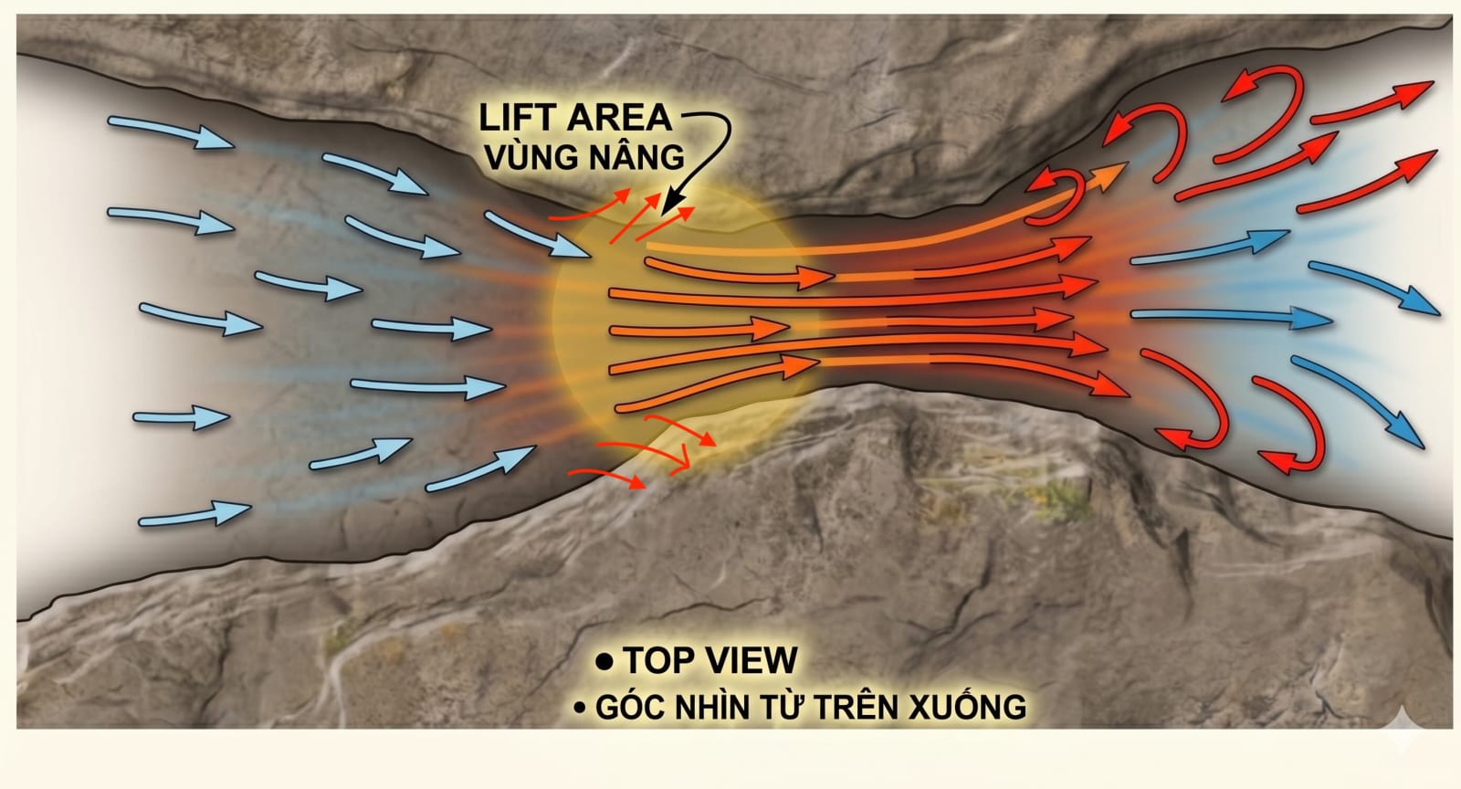 Higher Winds in a Narrowing Channel