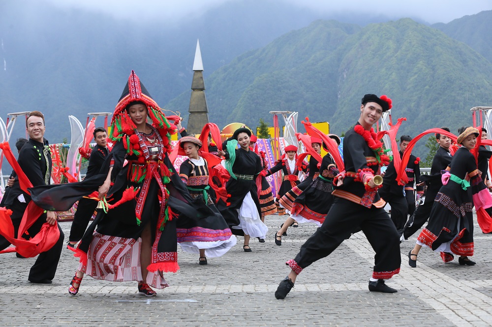 A traditional festival in Sa Pa