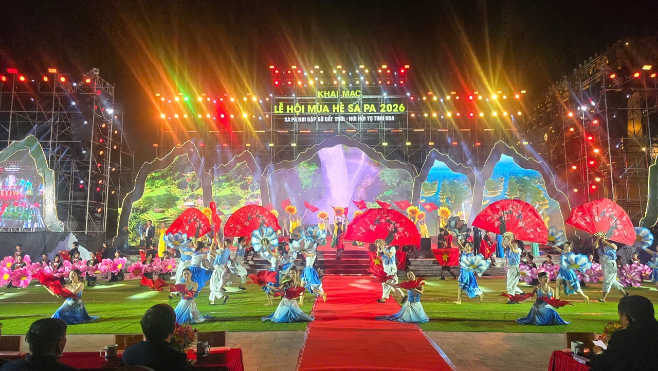 The opening ceremony of the Sa Pa Summer Festival 2026