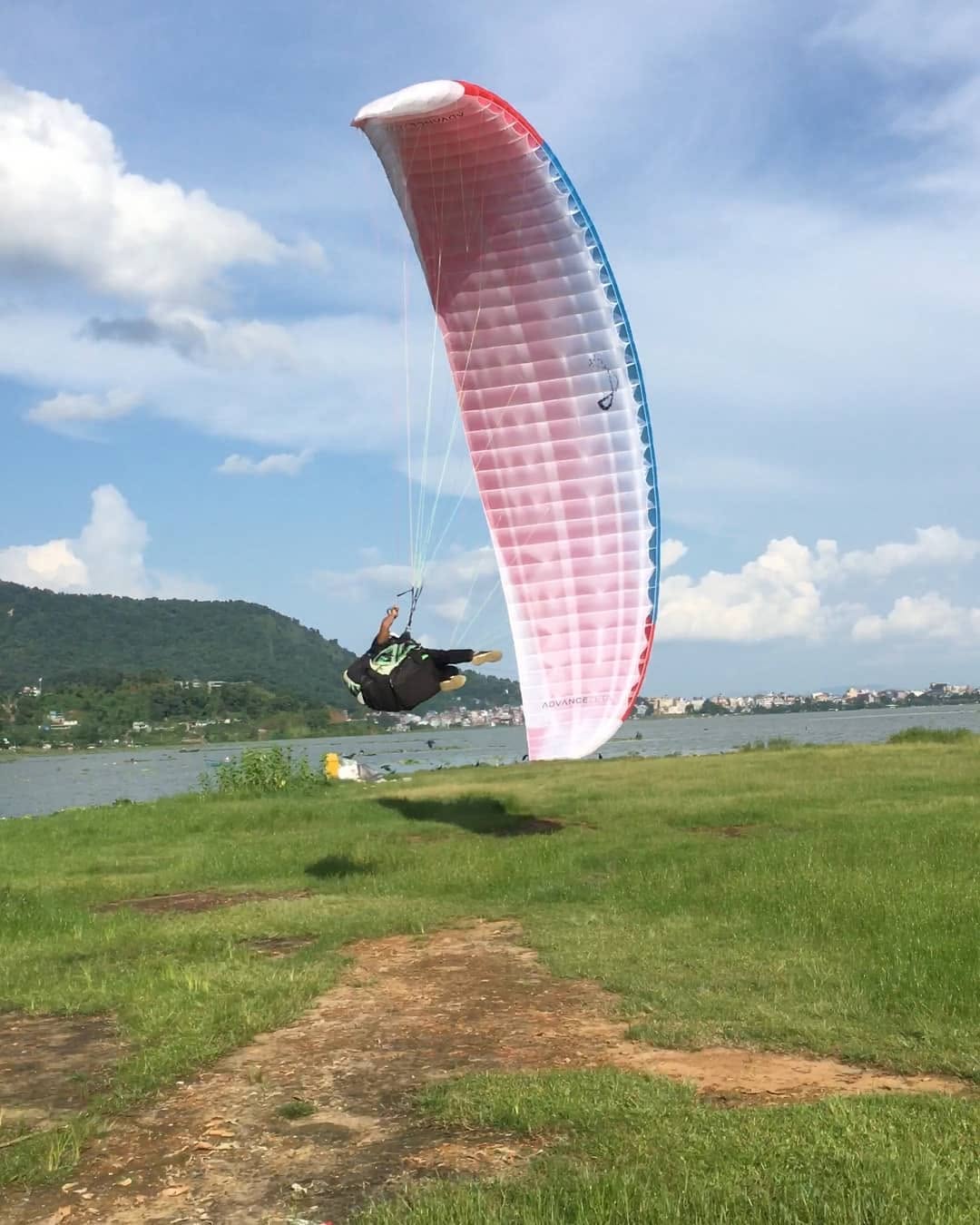 Skybou Bishal - An Artist of the sky with team pilot Sapa Paragliding