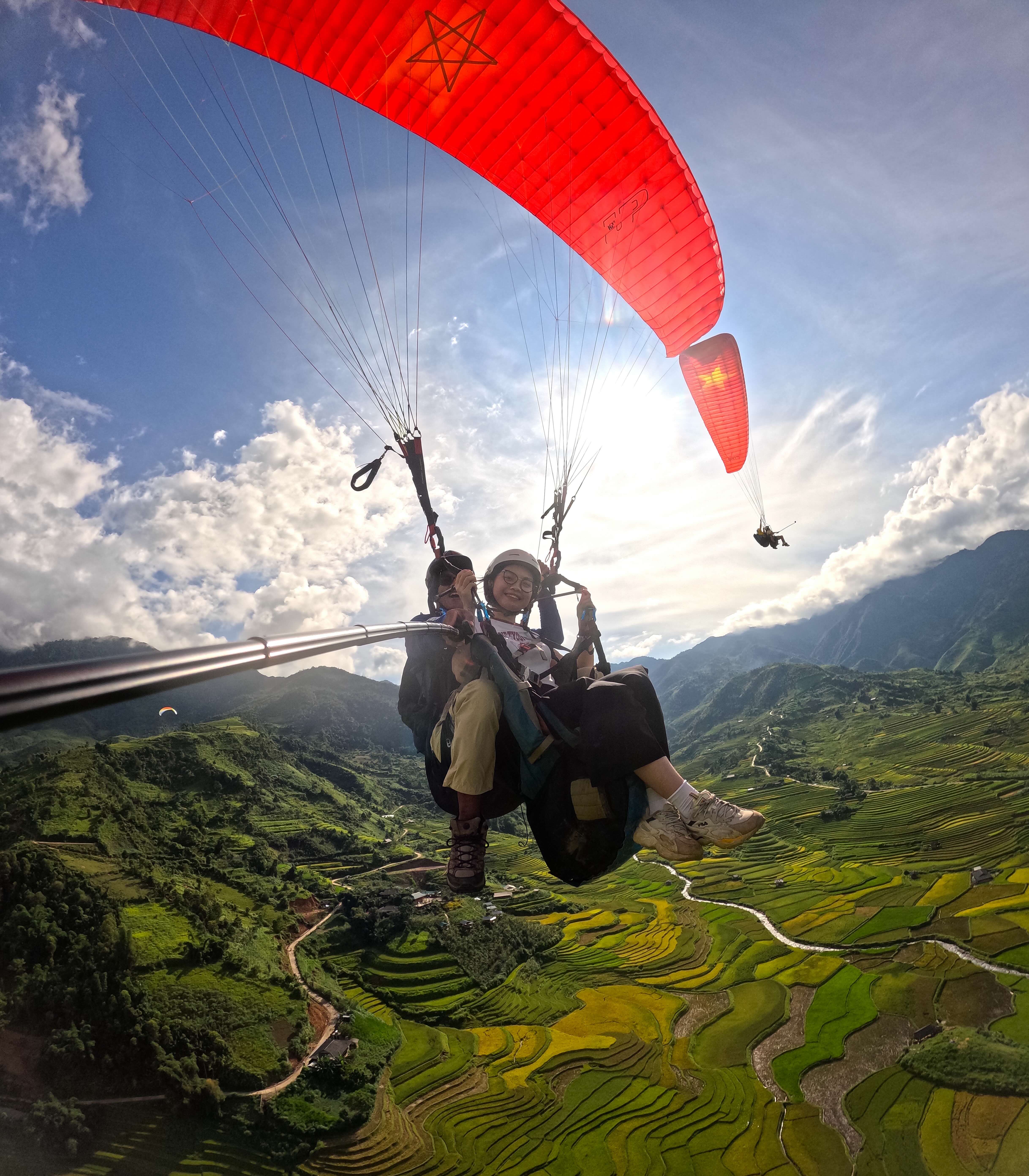 Flying under the red flag with a golden star is a popular choice among tourists