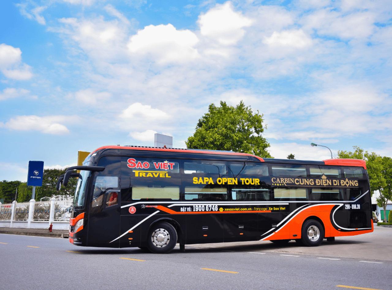 Sleeper buses are the most popular means of transportation