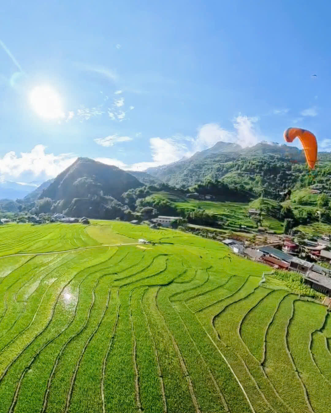 Landing at Lao Chai village