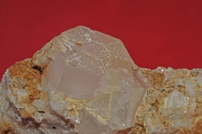 Morganite with schorl, as labelled by the source.