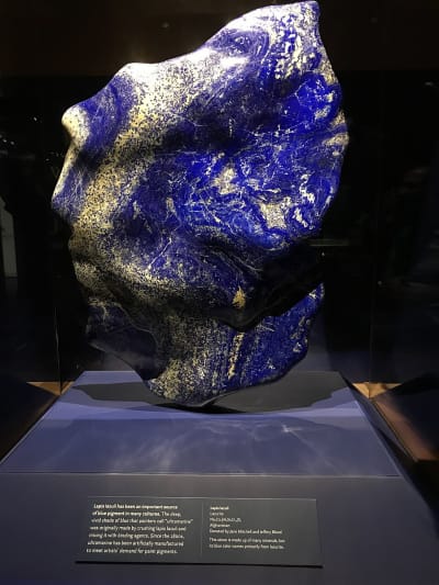 Lapis lazuli reference photograph, identified by the source.