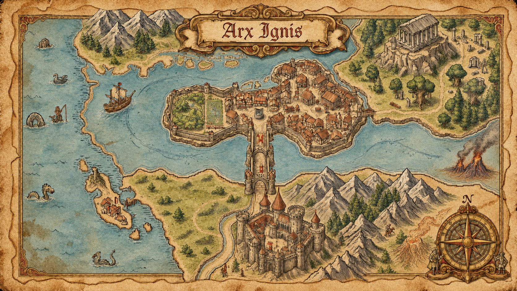 Mapa de Arx Ignis