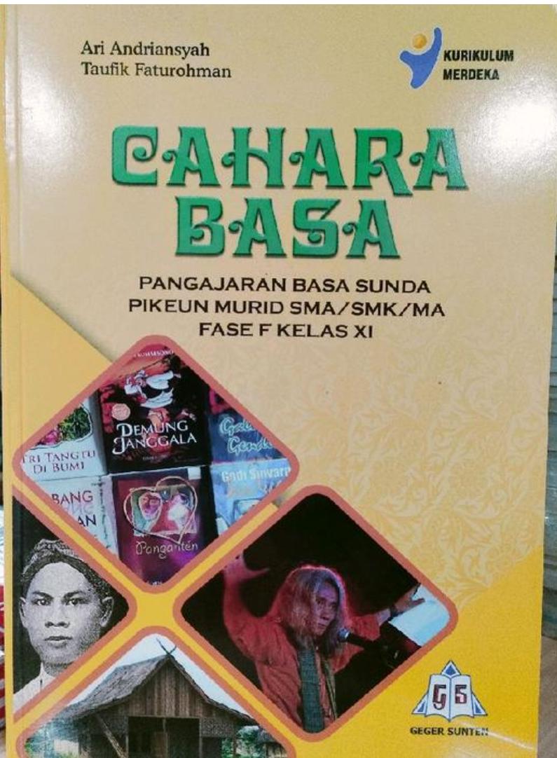 Cahara Basa X Pengajaran Basa Sunda pikeun Murid SMA/SMK/MA Fase F Kelas XI
