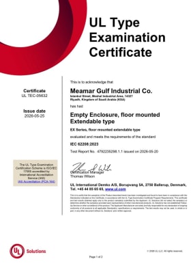 UL Certificate preview