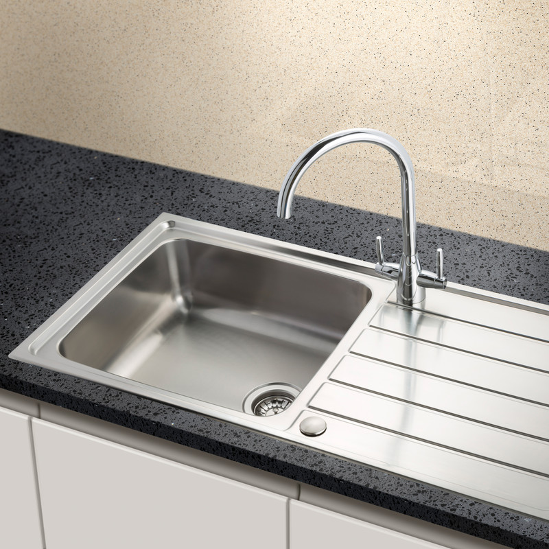 Single Sink Units with Right - Left Driptray 2