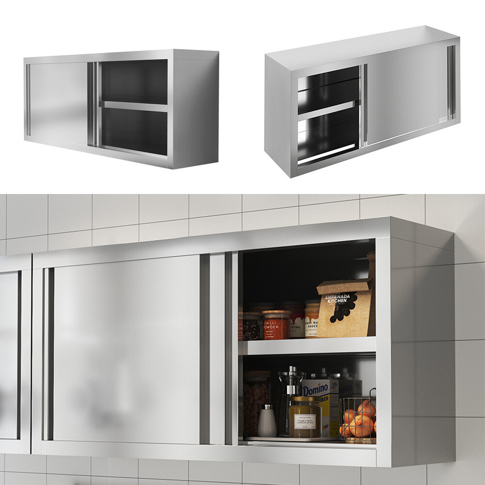 Wall Cupboard with Sliding Door 2