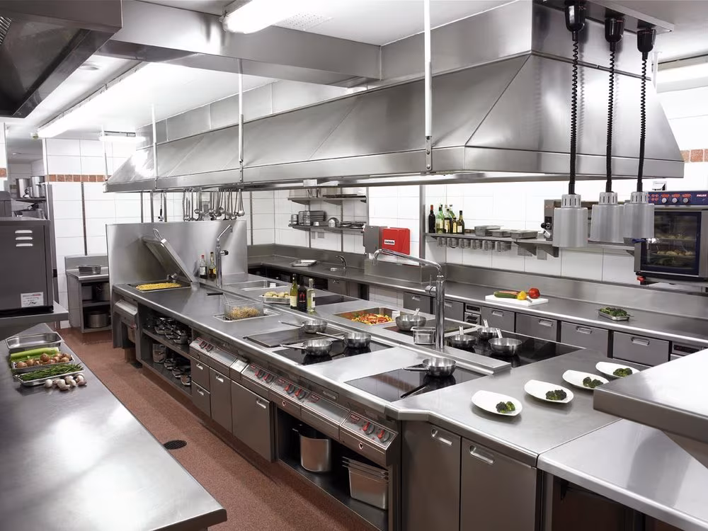 Hotel Cooking Area
