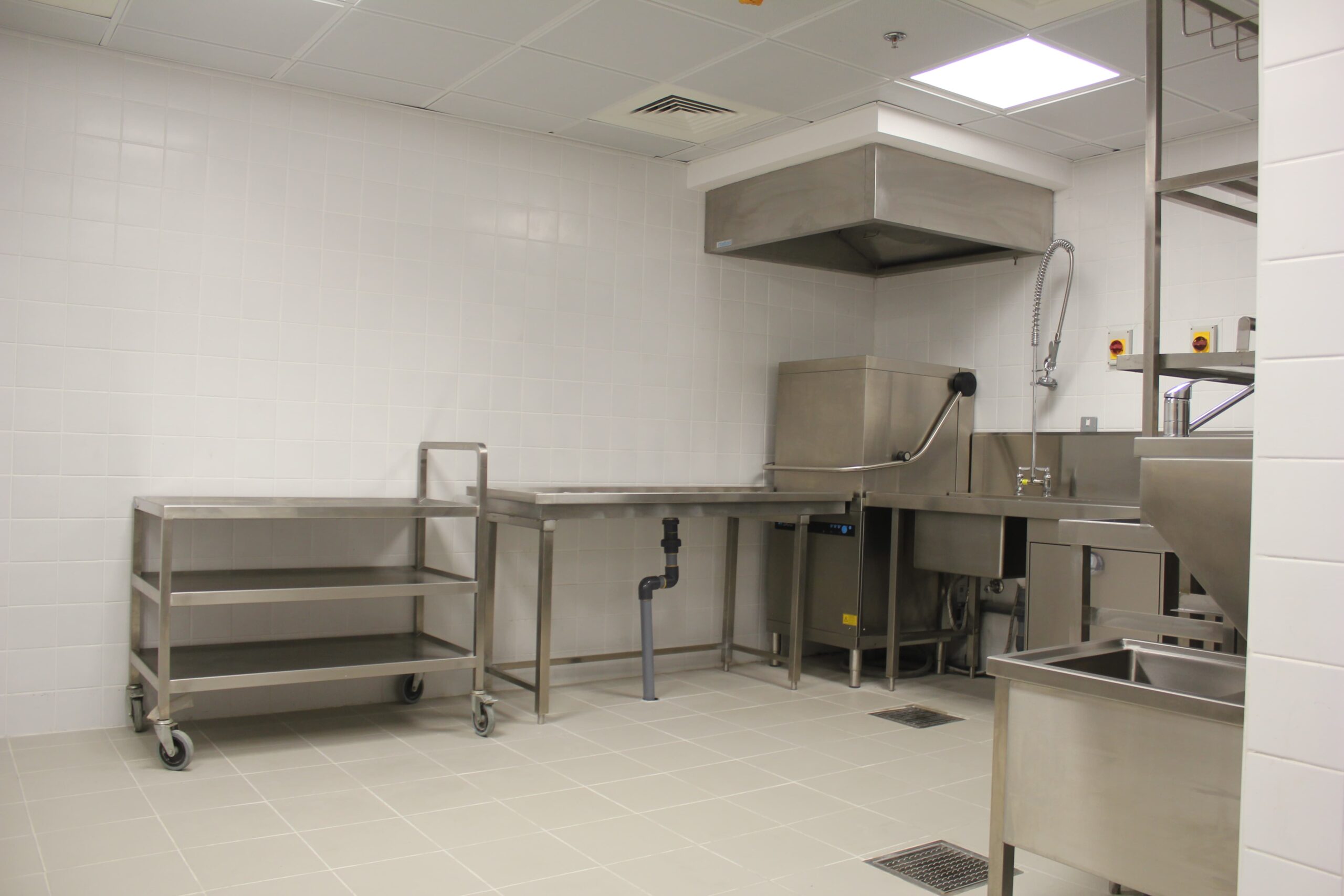 Hotel Kitchen Washing Area