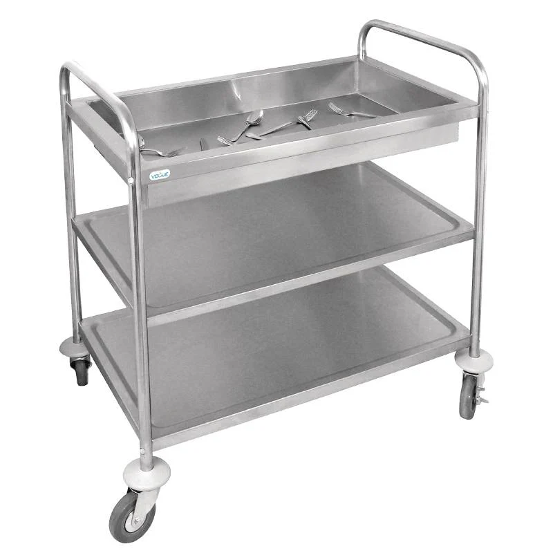 Waiters Trolley With Cutlery Compartment