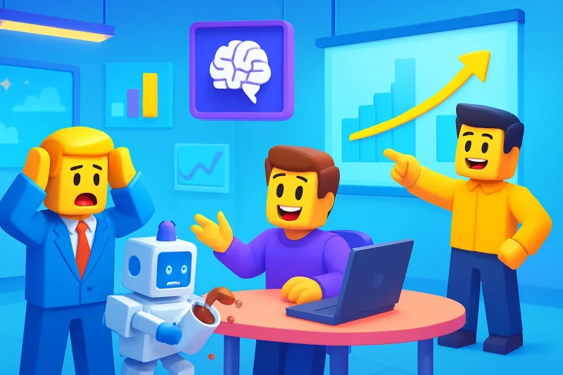 생성형 AI 기술이 수익화 과정에서 직면한 다양한 업무 딜레마를 조명한다.