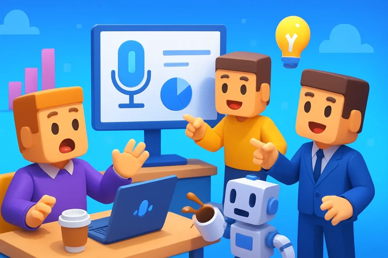 AI 기술을 활용한 챗봇이 음모론 문제를 자동화된 방식으로 해결하는 모습입니다.