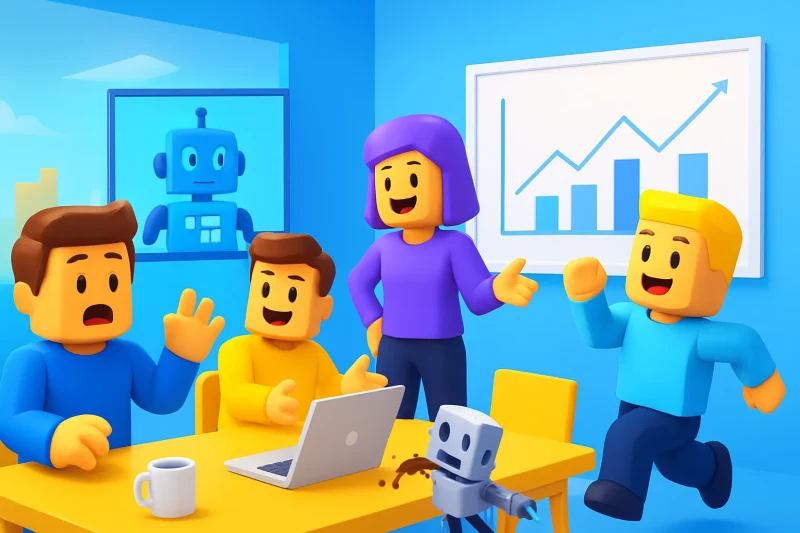 생산성 혁신을 위한 생성형 AI와 LeJEPA의 자동화 기술을 탐구하는 이미지입니다.