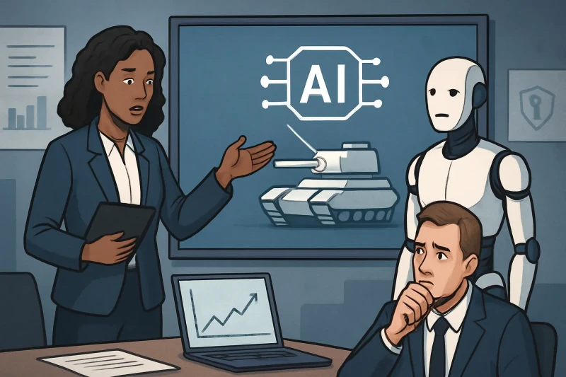 AI 기술의 혁신이 군사 업무에 미치는 영향과 윤리적 과제를 탐구합니다.