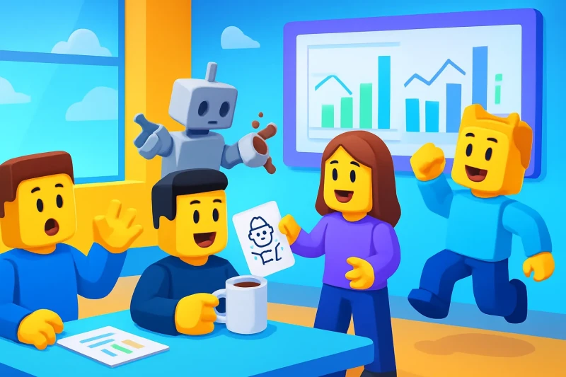 AI 기술을 활용한 손글씨 인식으로 업무의 혁신과 자동화를 경험하는 모습.