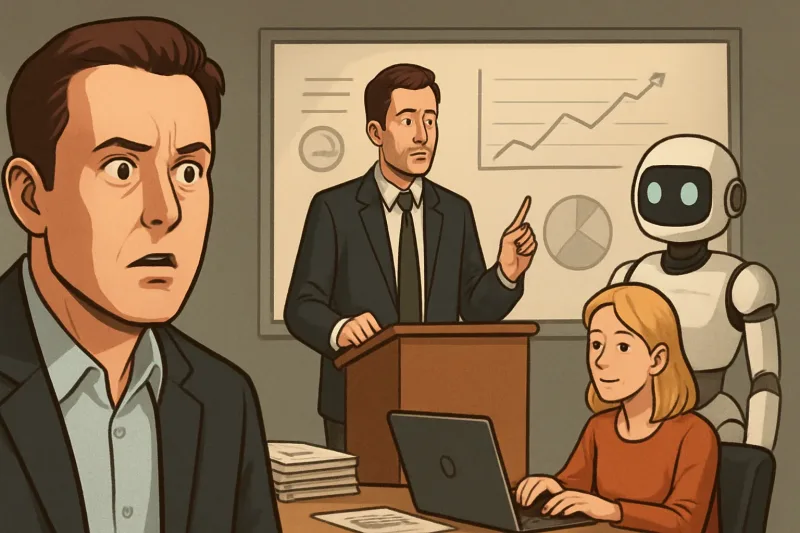 AI 기술의 혁신과 생성형 업무에서의 윤리적 대응 방안을 연구하는 모습.