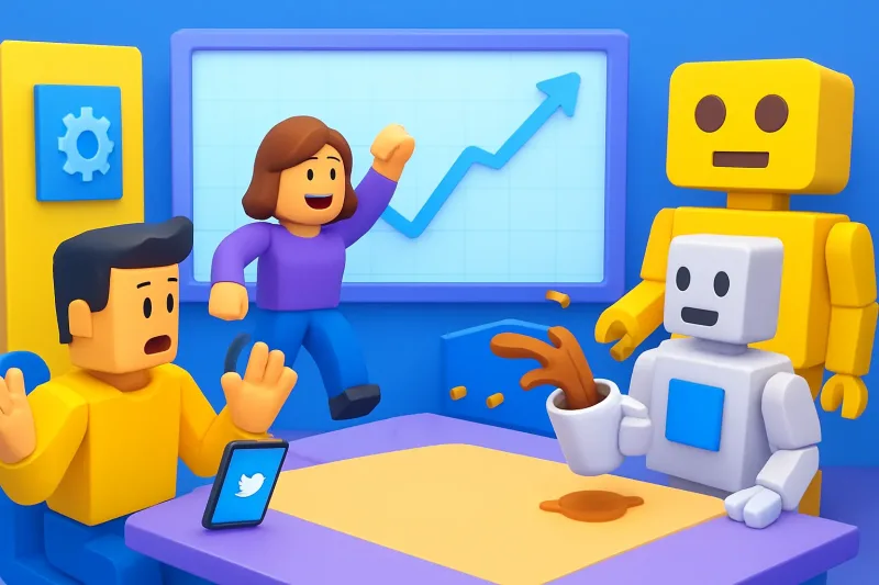 생성형 AI와 자동화 기술이 트위터 사용 방식에 혁신을 가져온 모습입니다.